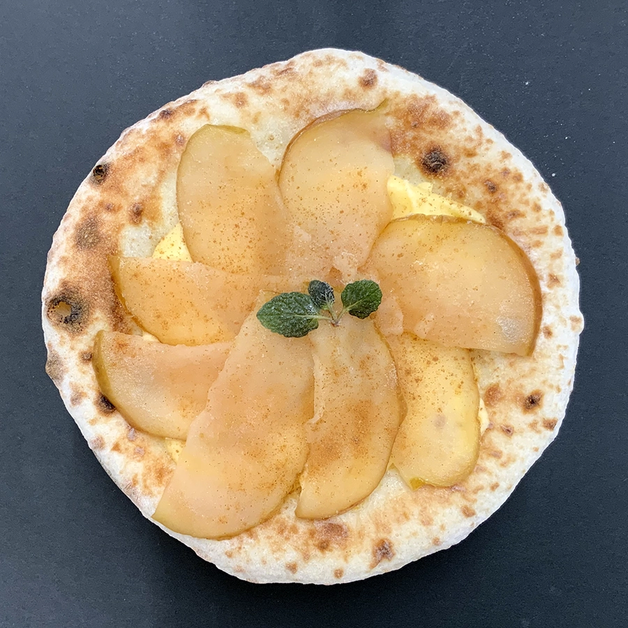 デザートピザ シナモンアップルカスタード